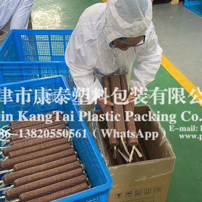 shirred smoked plastic sausage casings